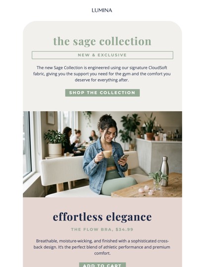 Fashion New Collection Newsletter Vorlage