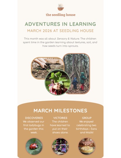 Daycare Newsletter Newsletter Vorlage