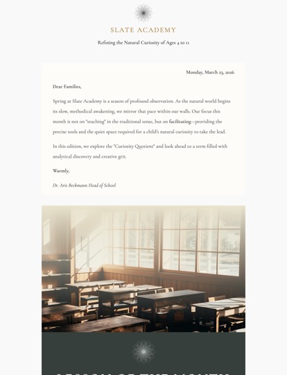 Academic Newsletter Newsletter Vorlage