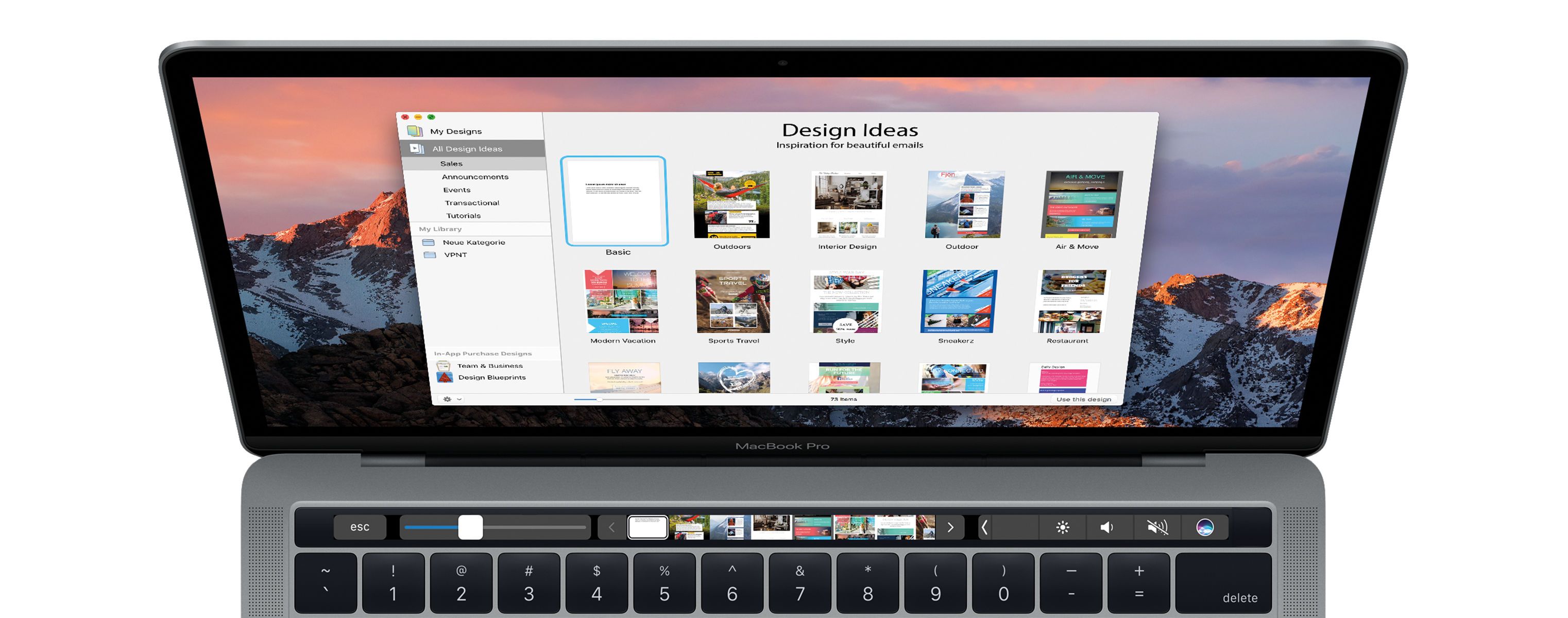 moodpic maildesignerpro touchbar mail designer create mail designer pro templates