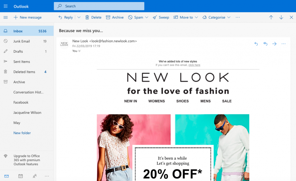 maildesigner365-New-Look-Example2