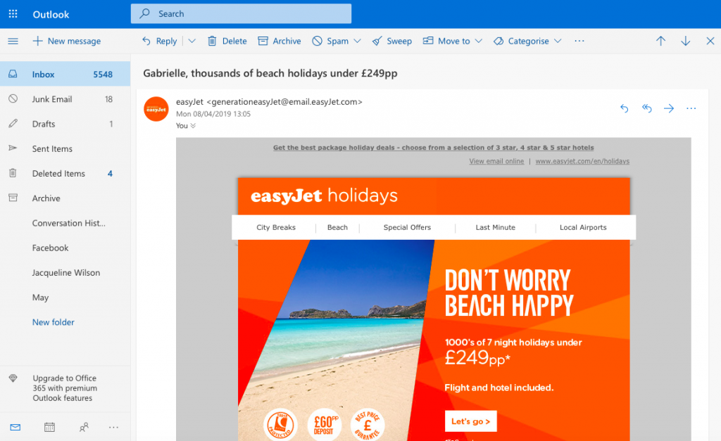 maildesigner365-easyJet-Example2