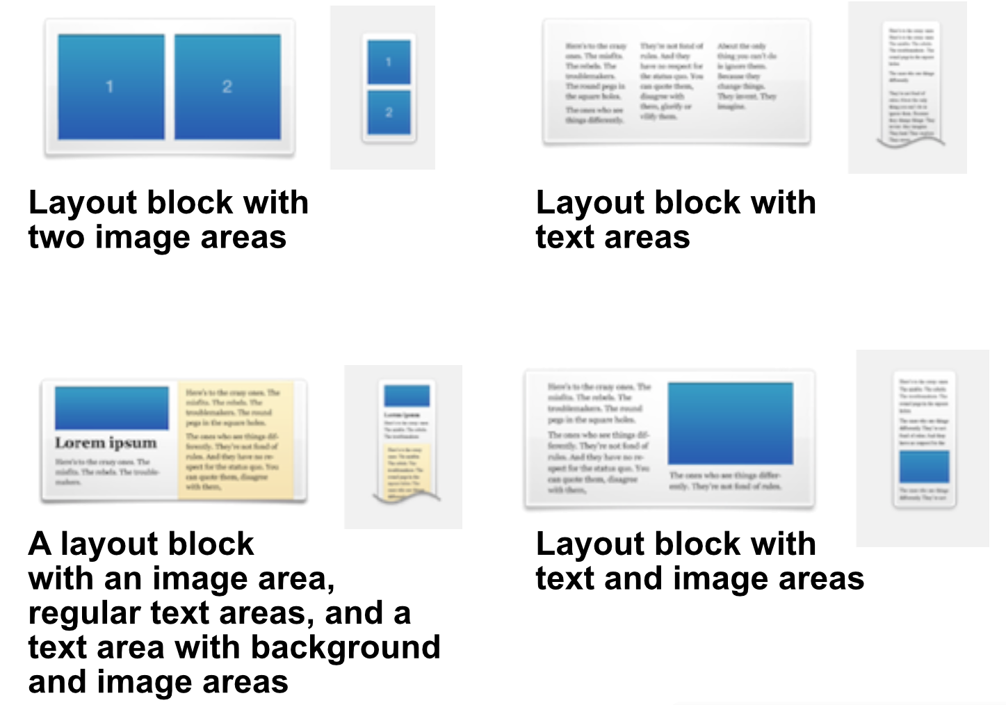 Text and image areas Mail Designer Create and send HTML email