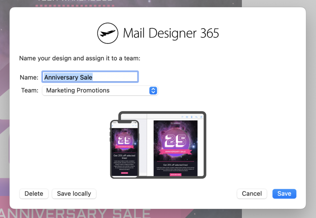 Objekte drehen – Mail Designer – Create and send HTML email newsletters
