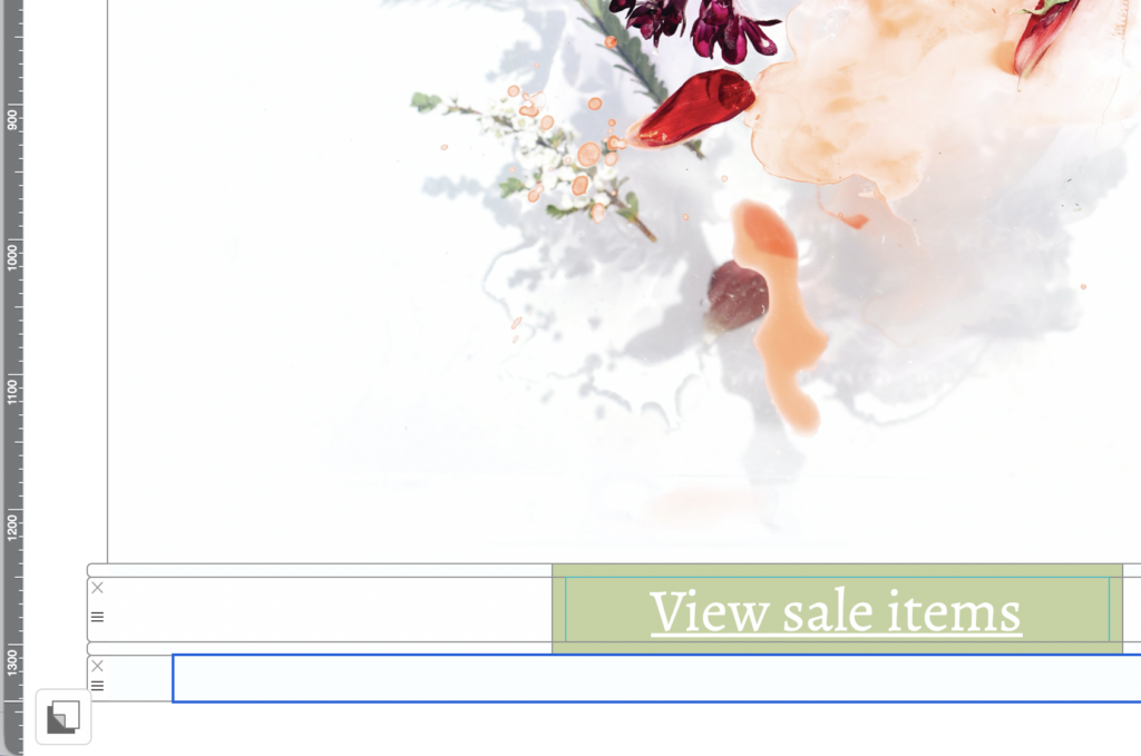 Use the ruler to control the height of your design