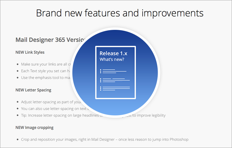 Mail Designer 365 release notes