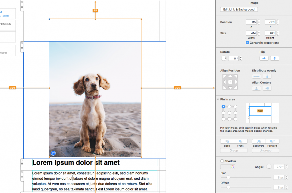 Bilder in der App zuschneiden Mail Designer Create and send HTML email newsletters
