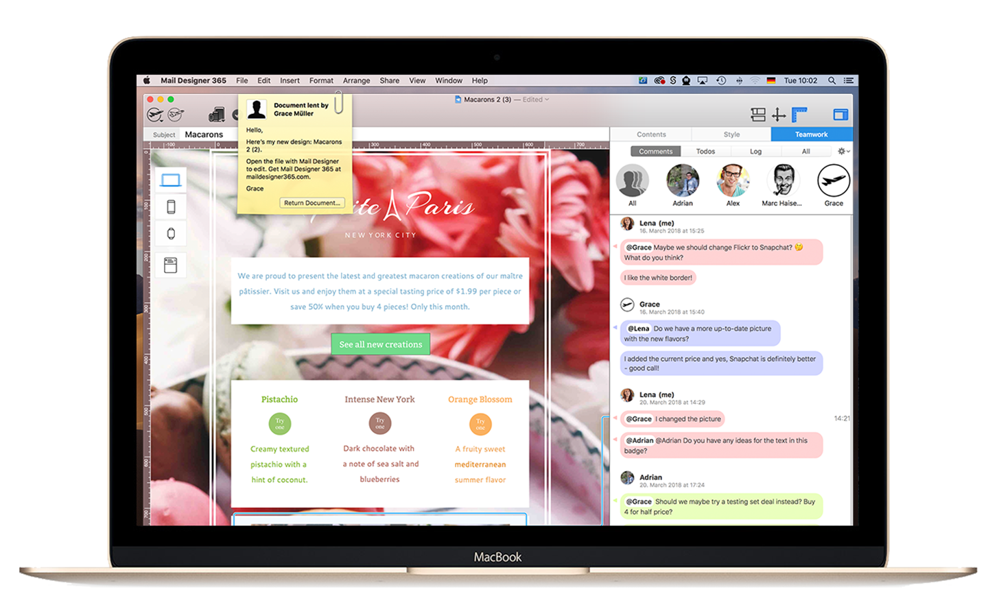Macbooklending Mail Designer Create and send HTML email newsletters