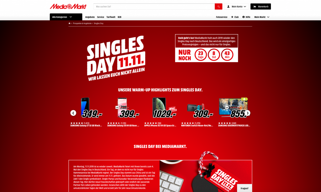 Singles Day Marketing Was ihr bei euren EMailKampagnen beachten