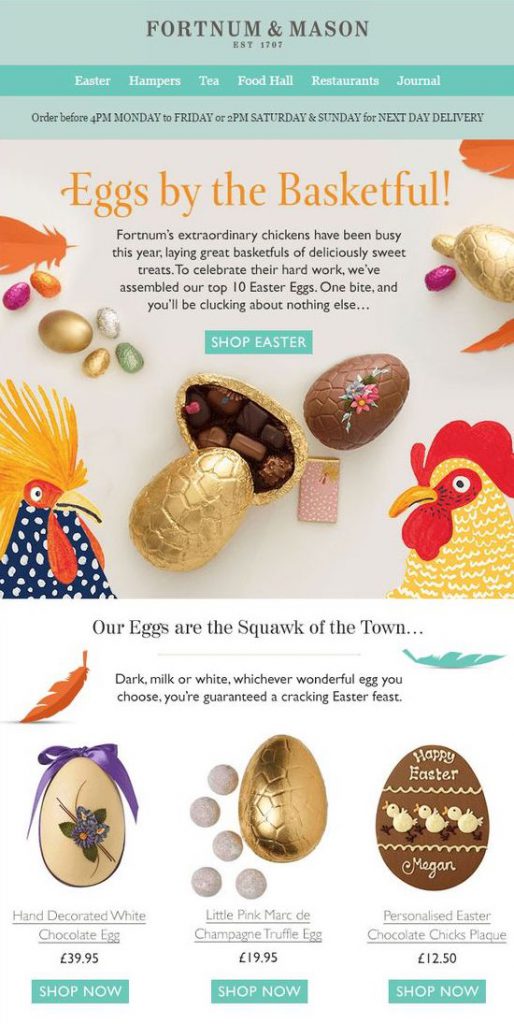 Easter egg buying guide by Fortnum & Mason