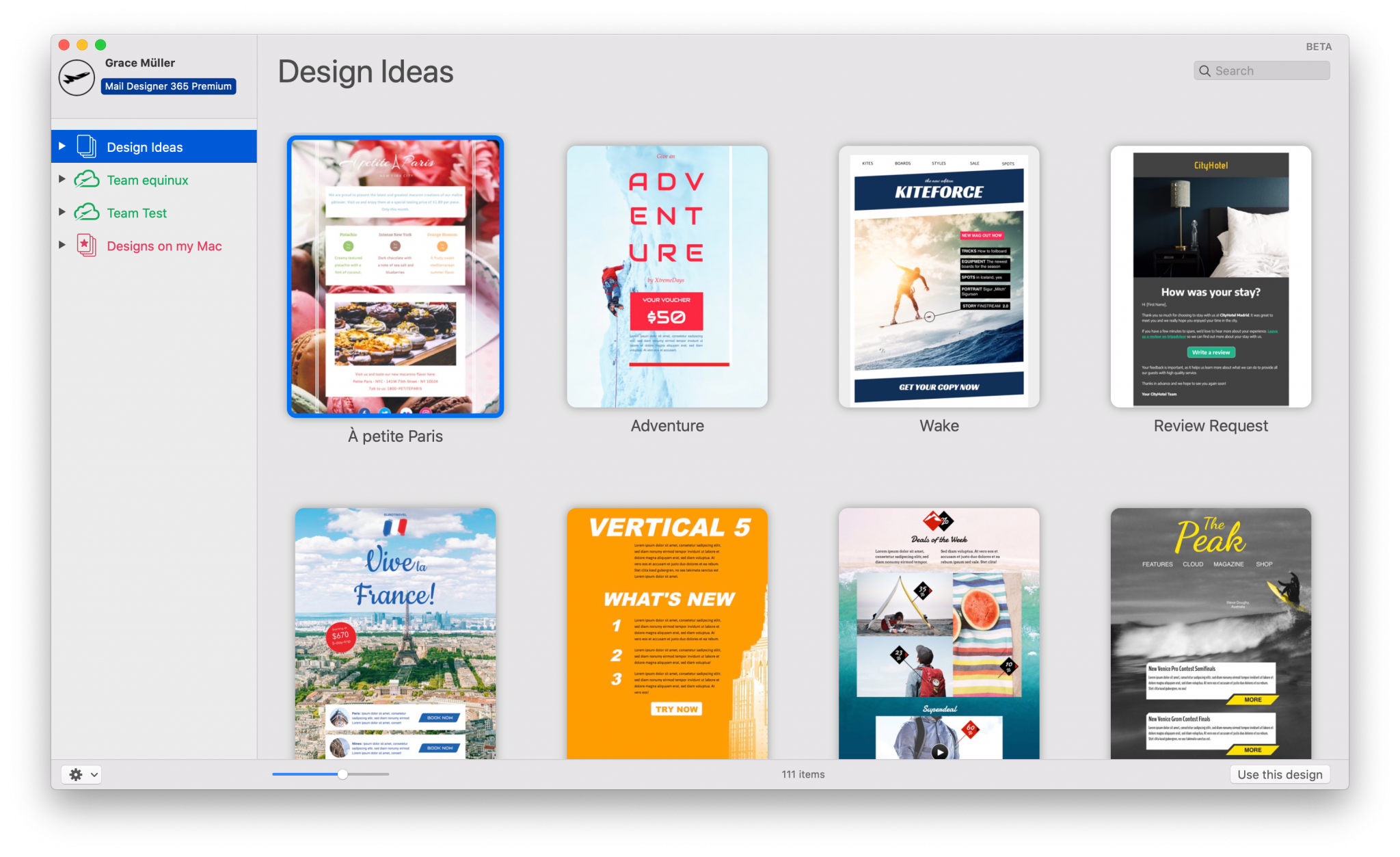 mail designer 365