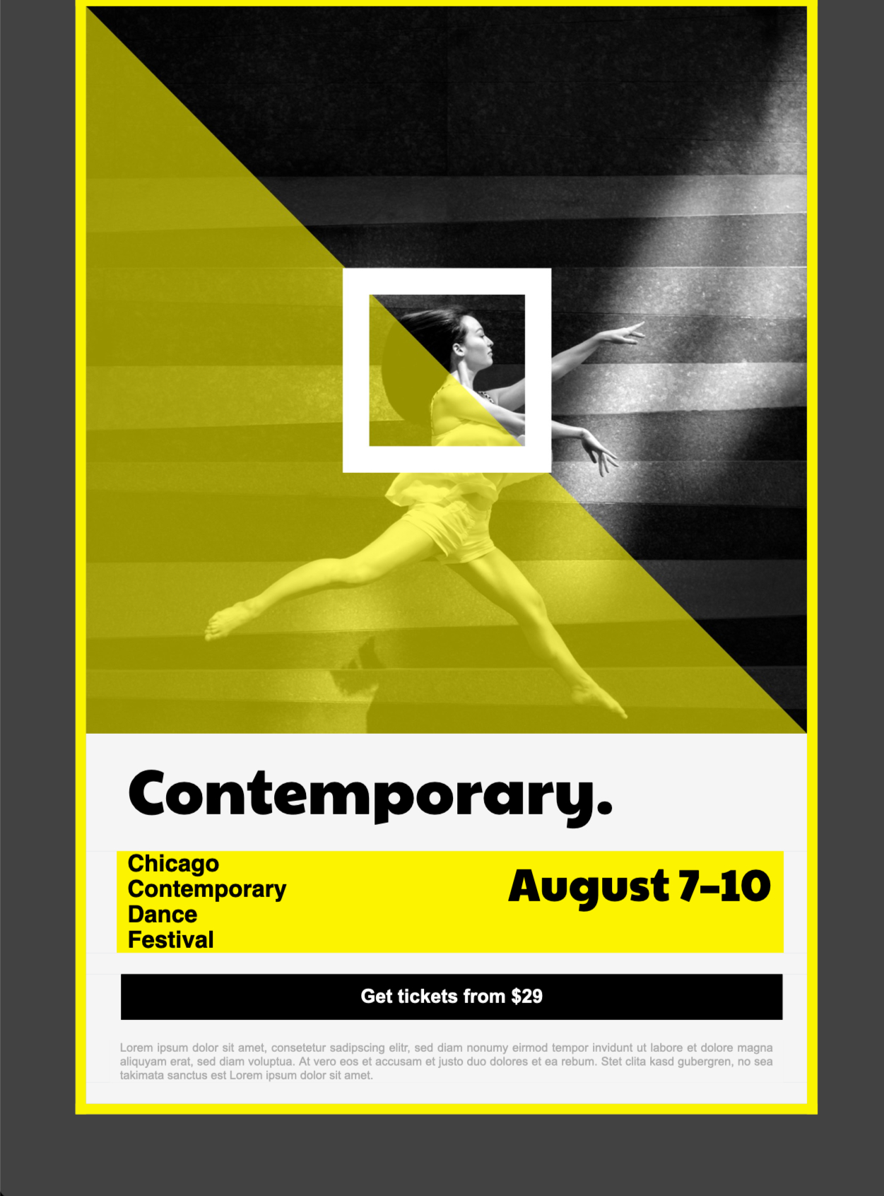 Contemporary Contemporary HTML email template