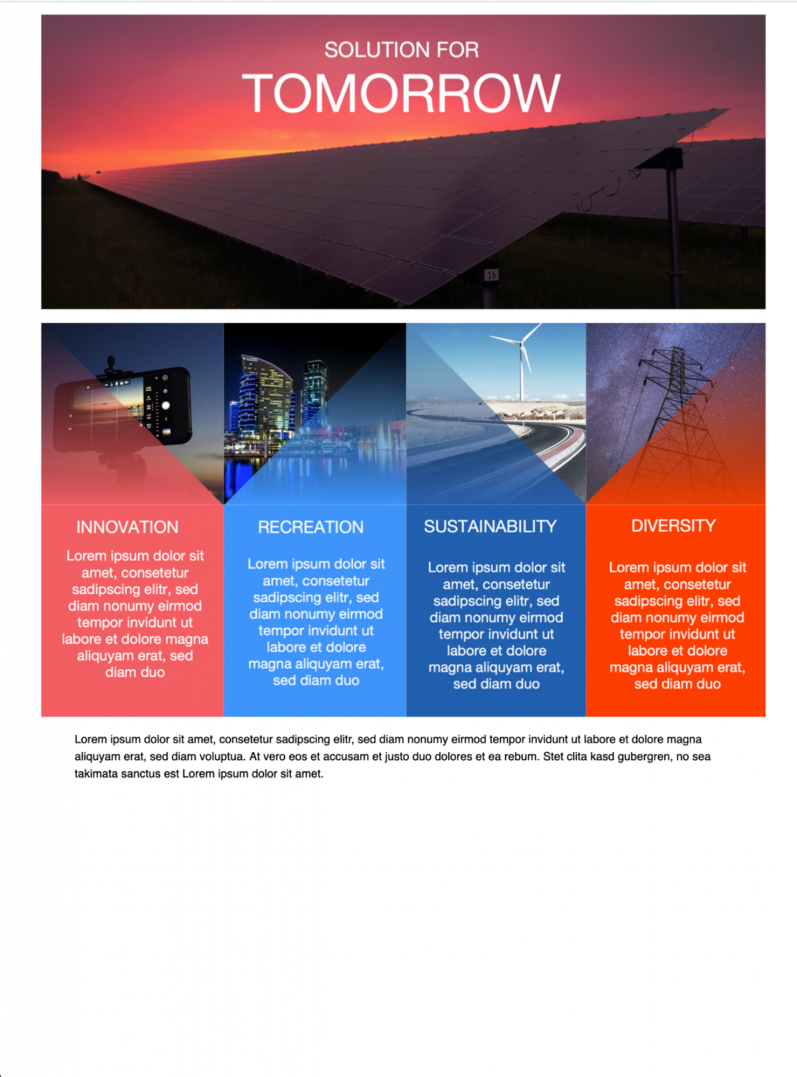 Business Pitch HTML Email Template – Mail Designer – Create and send