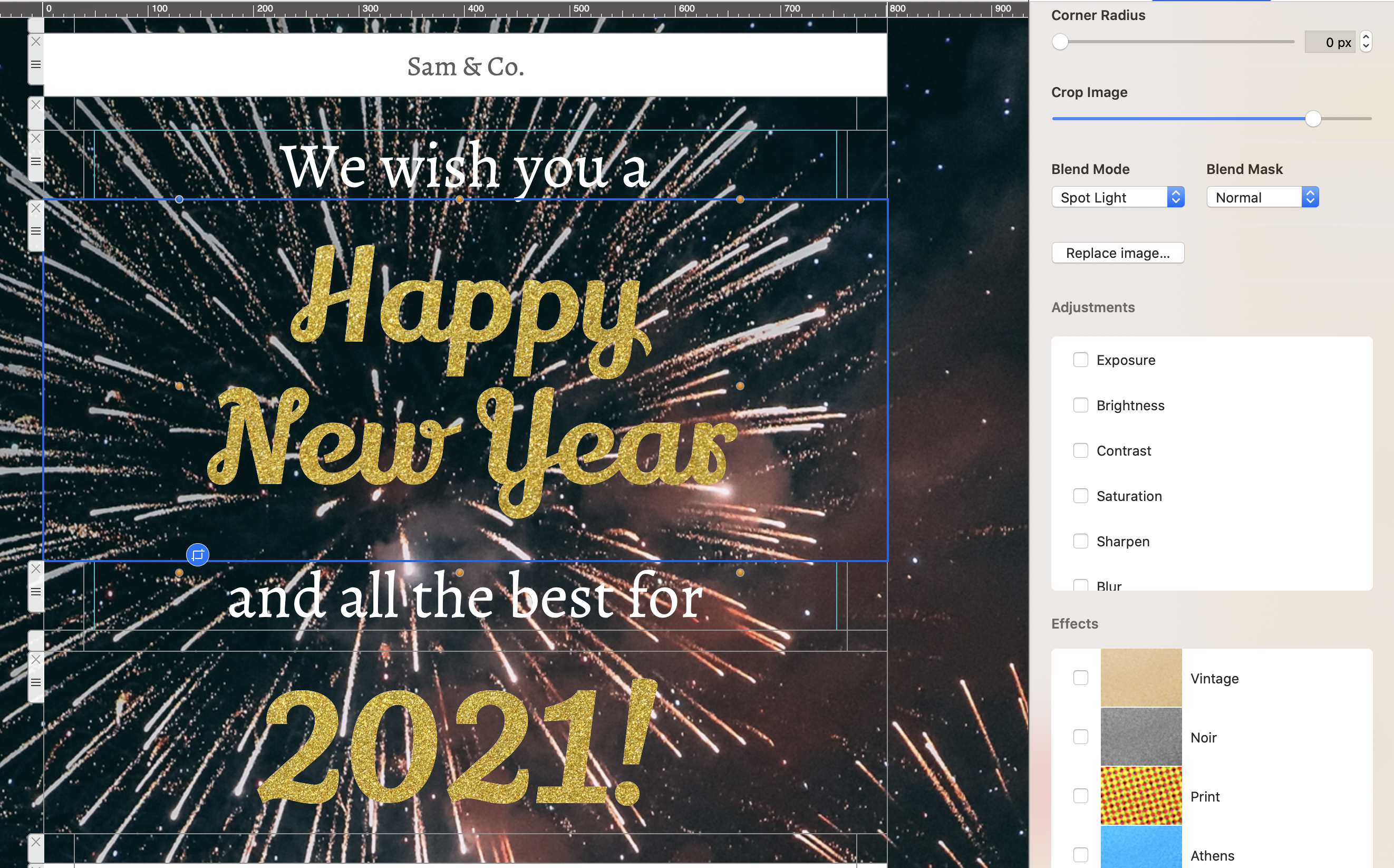 Using Blend Modes in Mail Designer 365