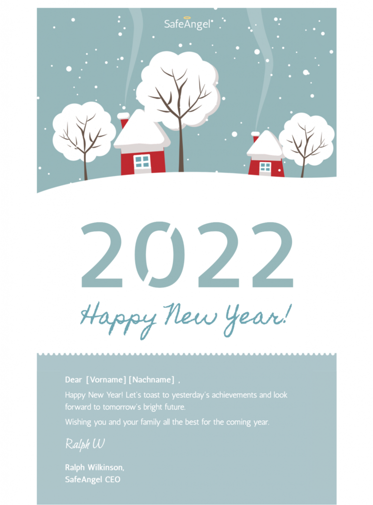happy new year html email template
