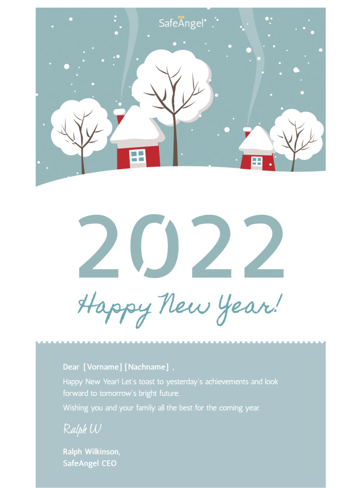 Happy New Year happy new year html email template