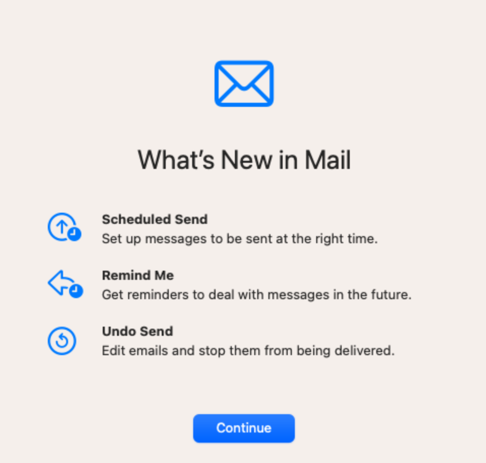 new mail features in macOS Ventura