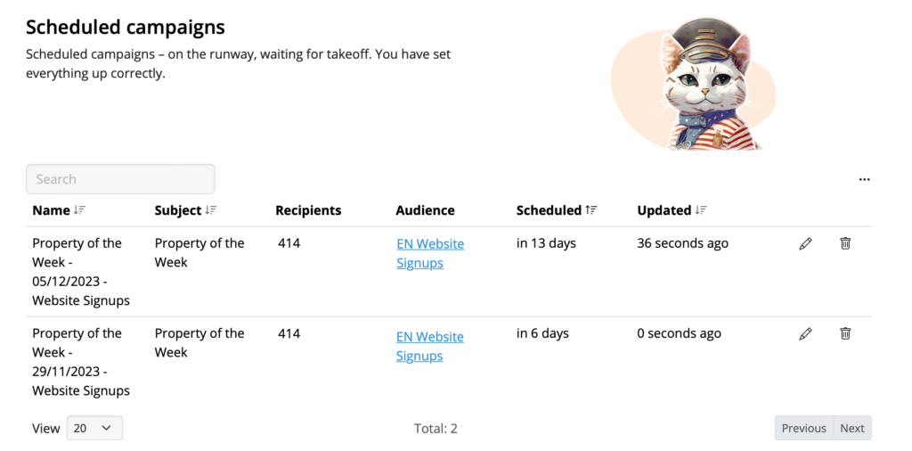 disadvantages of smtp sending include a lack of control. Mail Designer lets you schedule and keep track of sent emails