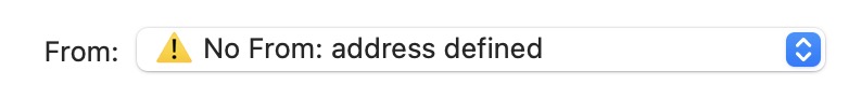 No From Address