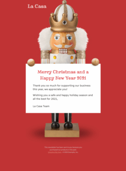 Christmas Nutcracker Nutcracker HTML Christmas email template