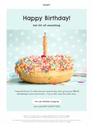 Happy Birthday Happy Birthday HTML email template