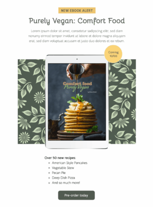 Ebook Promotion ebook promotion email template for book launch