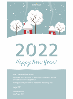 Happy New Year happy new year html email template